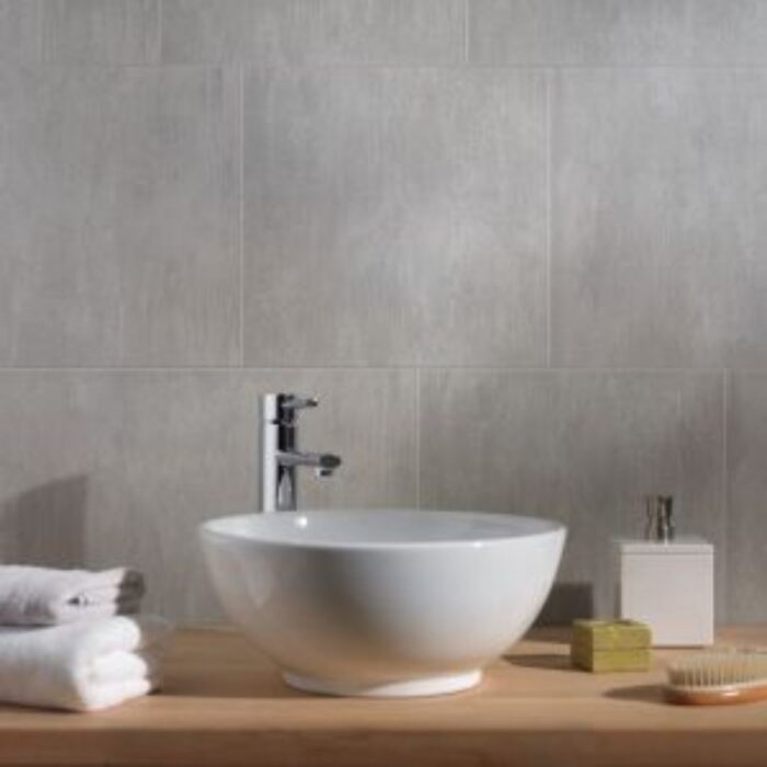 Grosfillex Wall Panel: Marble Grey