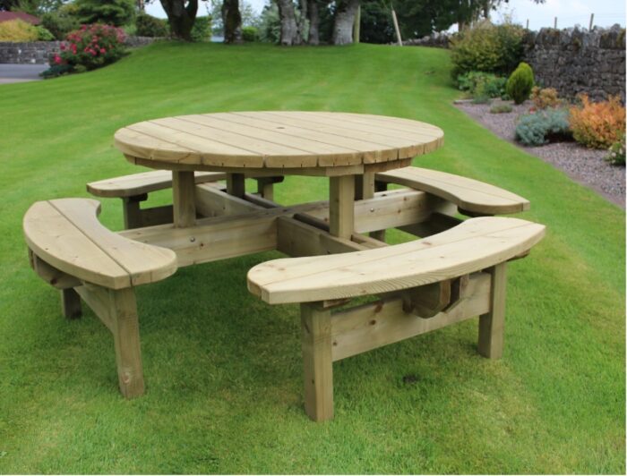 Round Picnic Table - Image 2