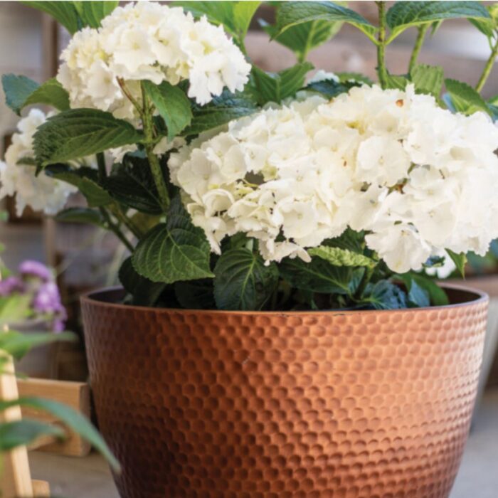 Elements Metal Effect Large Planter - Image 5