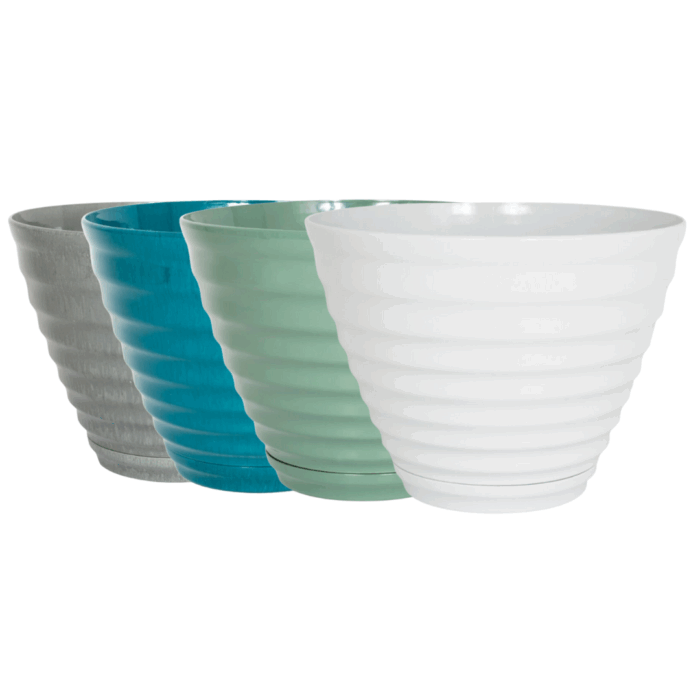 Vale Planter With Built In Saucer