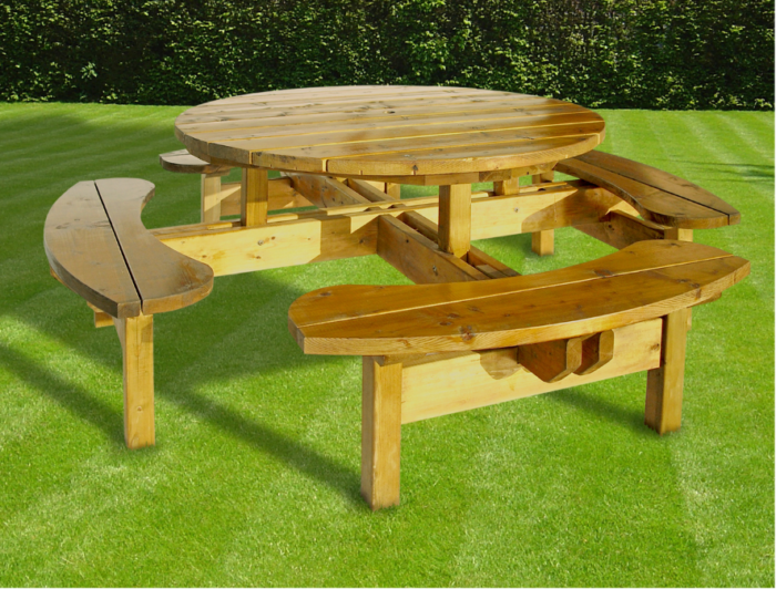 Round Picnic Table - Image 3