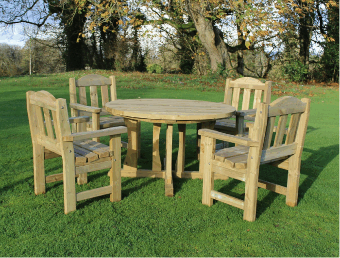 Patio Table Round - Image 3