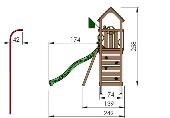 Jungle Safari Playtower and Slide - Image 4