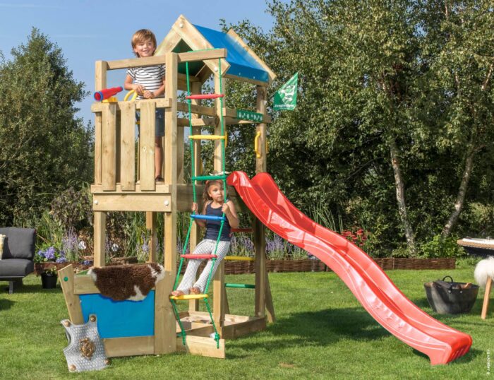 Jungle Viking Playtower and Slide - Image 5