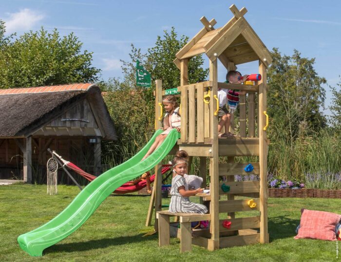 Jungle Teepee Playtower and Slide - Image 4