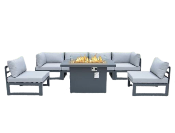 Aluminium Powder Coated Casual Dining Set