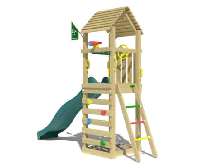 Jungle Cocoon Playtower and Slide