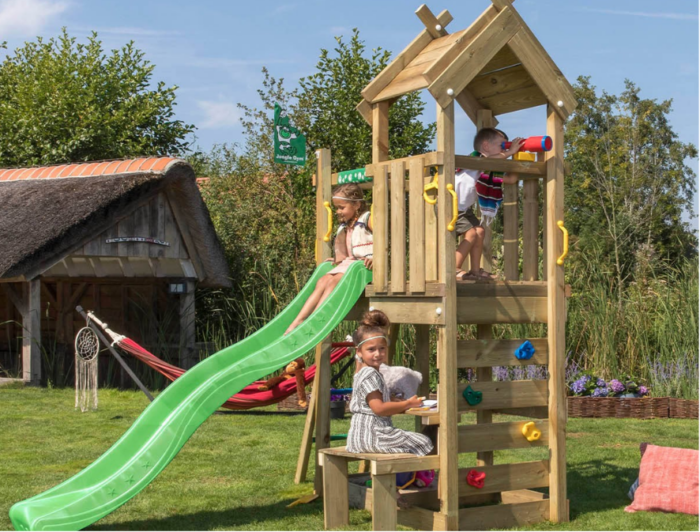 Jungle Teepee Playtower and Slide - Image 3