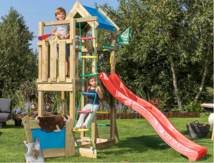 Jungle Viking Playtower and Slide - Image 2