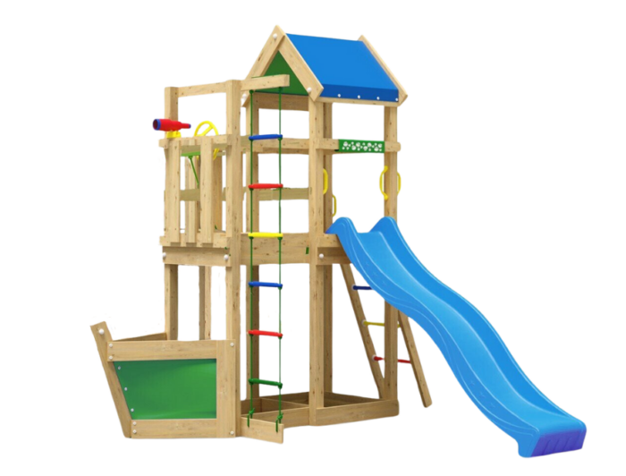 Jungle Viking Playtower and Slide