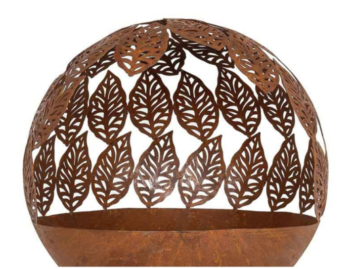 Leaves Globe Firepit