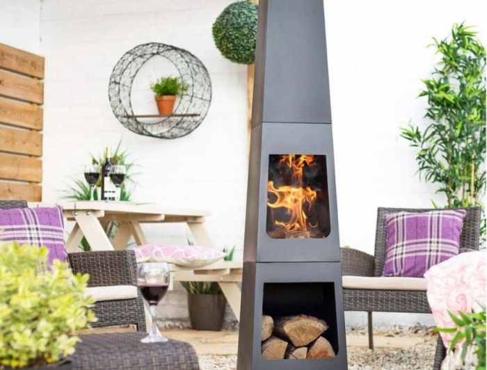 Malmo Steel Chimenea - Image 2