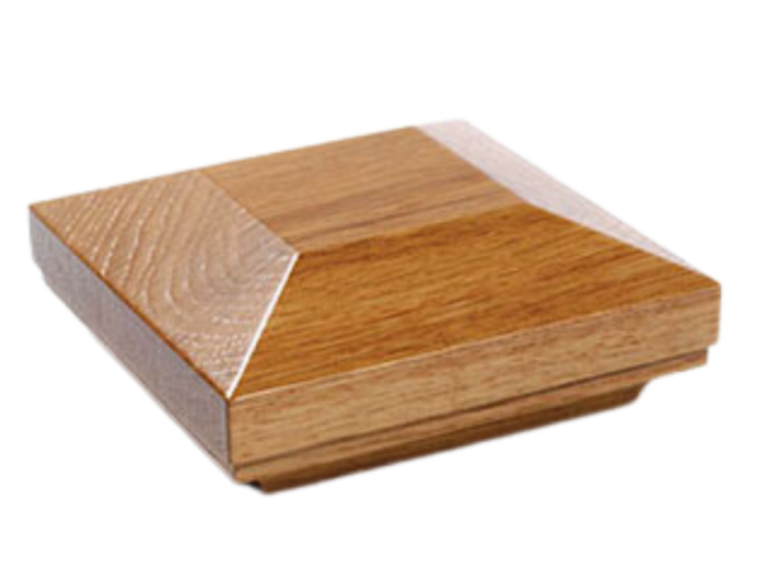 Pyramid Newel Cap Oak