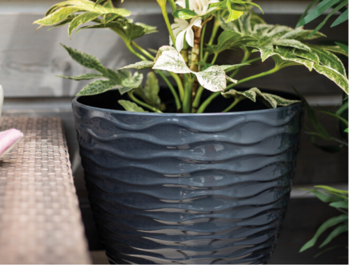 Windermere Charcoal Large Planter - Image 2