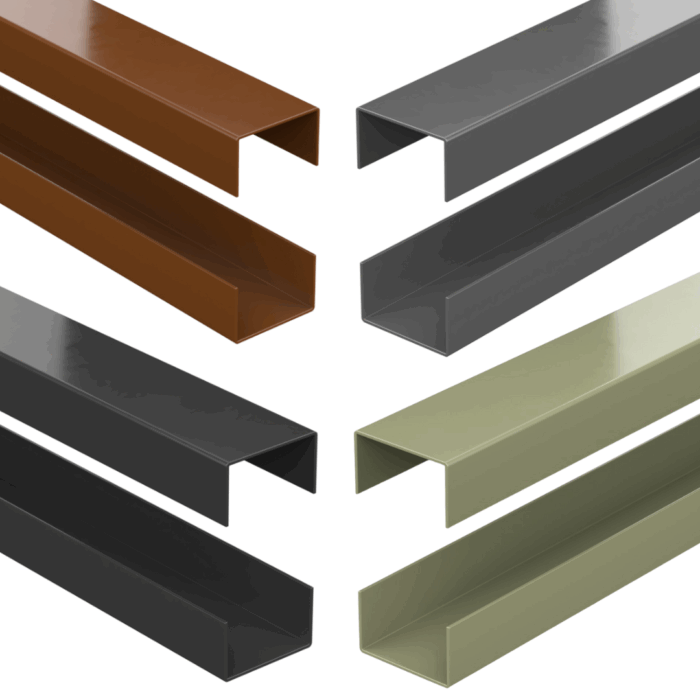 Urban Rails for Slatted Composite Boards (2 Pack)